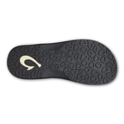 Olukai 'Ohana Men's Beach Sandals Black/Dk Shadow