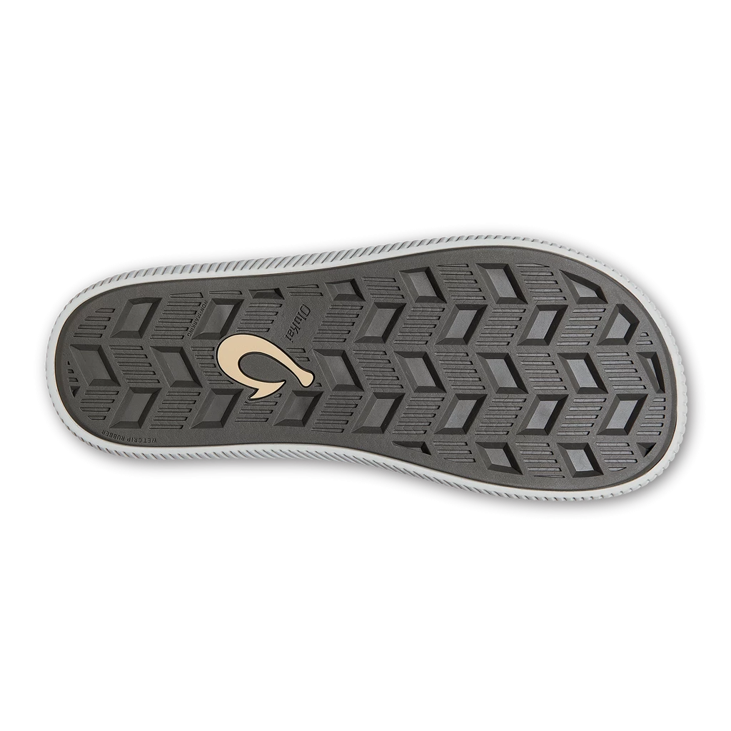 Footwear Olukai Ulele Men's Beach Sandals Stone 3 Footwear Olukai Ulele Men's Beach Sandals Stone