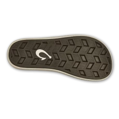 Olukai Ulele Men's Beach Sandals Dark Wood