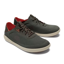 Olukai Moku Pae Men's Boat Shoe Island Salt/ Koi 7 Olukai Moku Pae Men's Boat Shoe Island Salt/ Koi