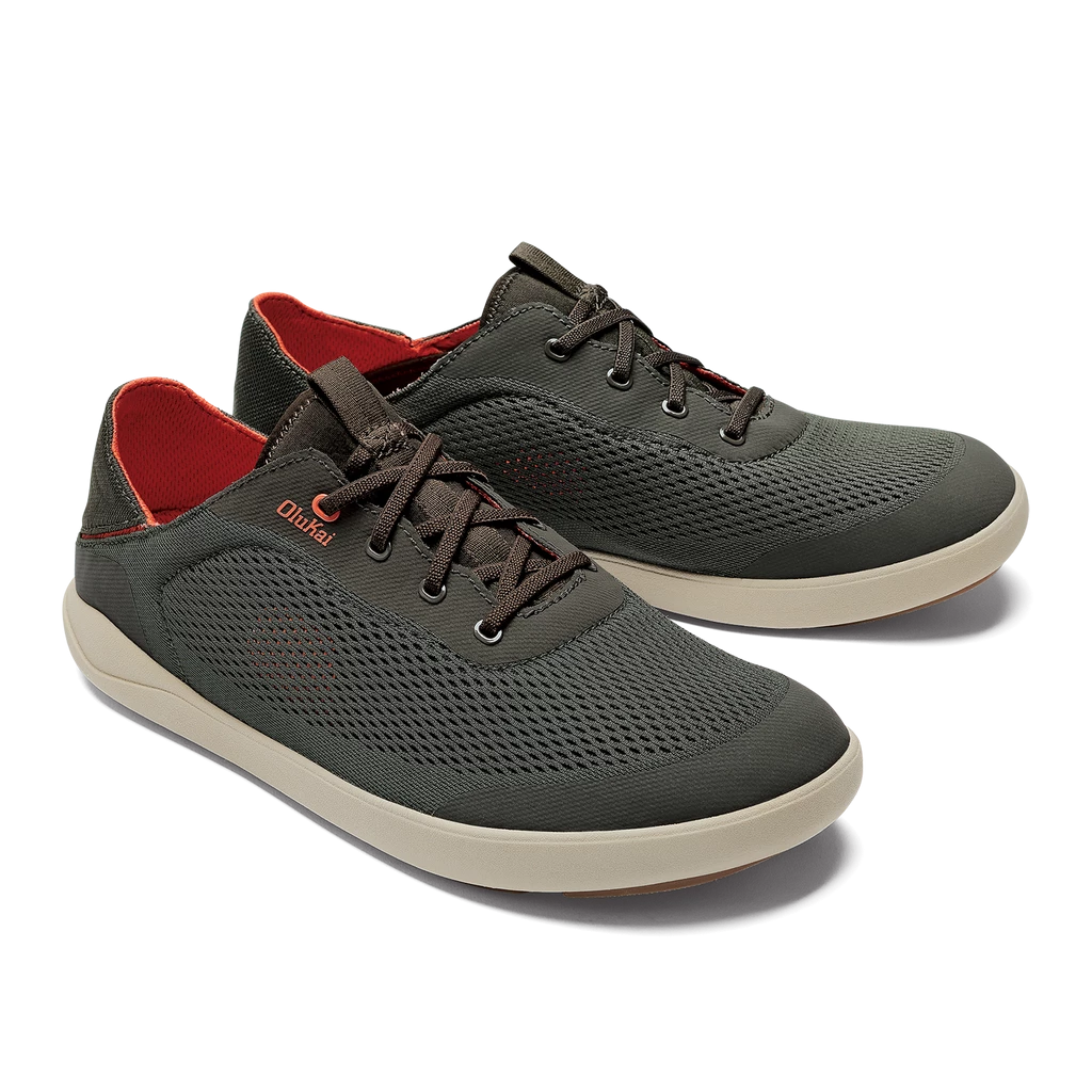 Olukai Moku Pae Men's Boat Shoe Island Salt/ Koi 3 Olukai Moku Pae Men's Boat Shoe Island Salt/ Koi