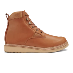 Olukai Kilakila Men's Leather Boot Coconut Husk