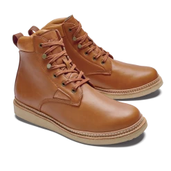 Olukai Kilakila Men's Leather Boot Coconut Husk