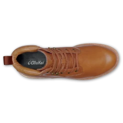 Olukai Kilakila Men's Leather Boot Coconut Husk 6 Olukai Kilakila Men's Leather Boot Coconut Husk