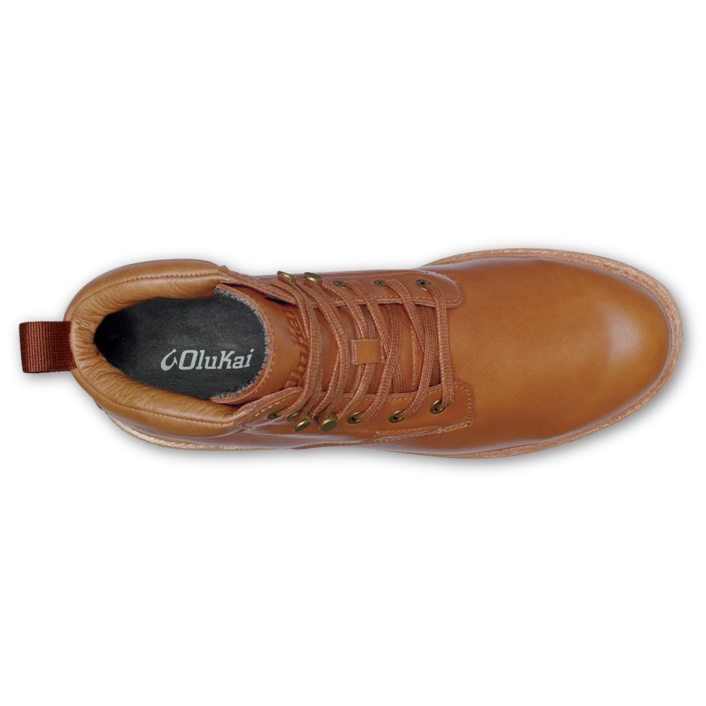 Olukai Kilakila Men's Leather Boot Coconut Husk 3 Olukai Kilakila Men's Leather Boot Coconut Husk