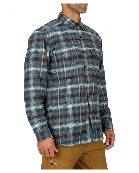 Simms Fishing Products SALE Simms Coldweather Shirt Atlantis Steel Plaid 3 Simms Fishing Products SALE Simms Coldweather Shirt Atlantis Steel Plaid