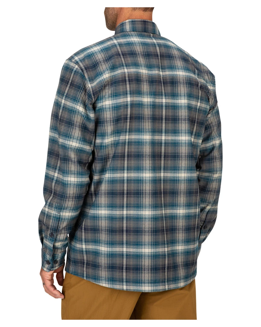 Simms Fishing Products SALE Simms Coldweather Shirt Atlantis Steel Plaid 2 Simms Fishing Products SALE Simms Coldweather Shirt Atlantis Steel Plaid