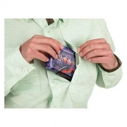 Simms Fishing Products Shirts Simms Double Haul LS Shirt Light Green Texture Wave Print 8 Simms Fishing Products Shirts Simms Double Haul LS Shirt Light Green Texture Wave Print