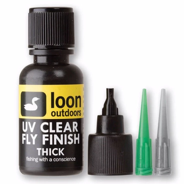 Hareline Loon UV Clear Fly Finish Thick Adhesives & UV 1 Hareline Loon UV Clear Fly Finish Thick Adhesives & UV