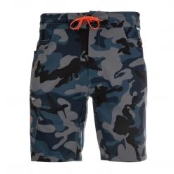 Simms Fishing Products Simms Seamount Board Shorts Woodland Camo Storm
