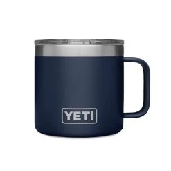Yeti Rambler 14oz Mug Navy Coolers & YETI