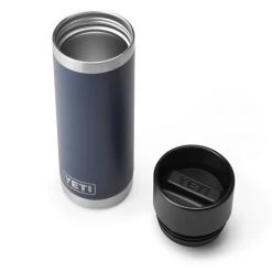 Yeti Rambler 18oz Bottle W/ Hotshot Cap Navy Coolers & YETI