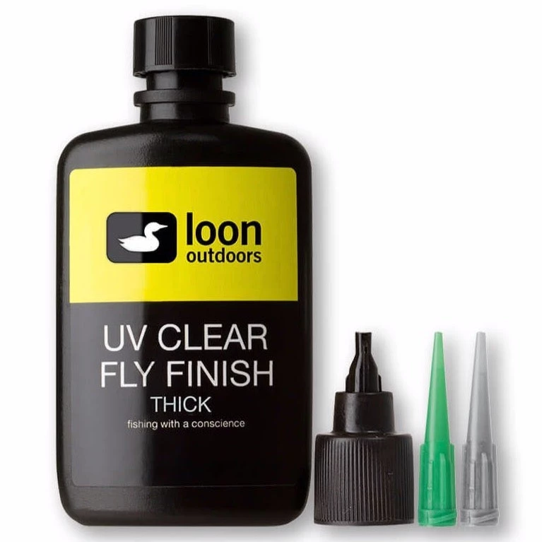 Hareline Loon UV Clear Fly Finish Thick Adhesives & UV 2 Hareline Loon UV Clear Fly Finish Thick Adhesives & UV