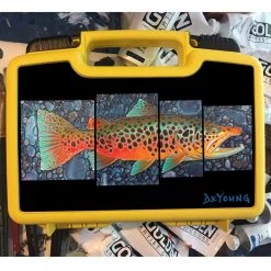 DeYoung Cliff's Bugger Beast Jr 4 Panel Brown October Fly Boxes