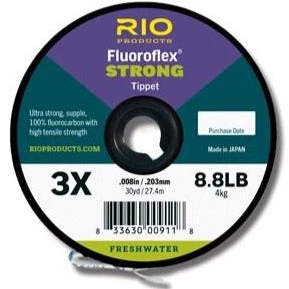 RIO Products Leaders & Tippet RIO Fluoroflex Strong Tippet 30yd Spool 1 RIO Products Leaders & Tippet RIO Fluoroflex Strong Tippet 30yd Spool