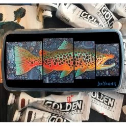 DeYoung Fly Boxes Cliff's Bugger Barn 4 Panel October Brown