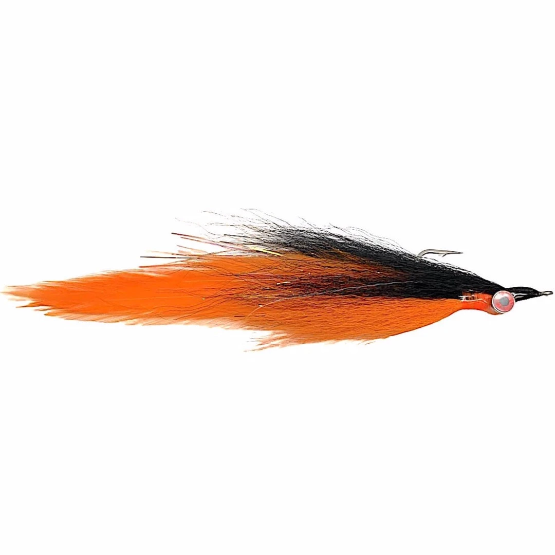 Mattioli Flies Half And Half 2/0 Black Over Orange 1 Mattioli Flies Half And Half 2/0 Black Over Orange