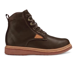 Olukai Kilakila Men's Leather Boot Dark Wood Footwear