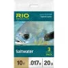 RIO Products RIO Saltwater Tapered Leader 3 Pack