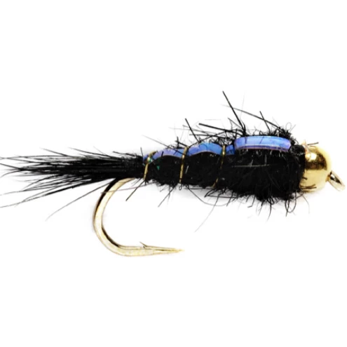 Fulling Mill BH Flashback Hare's Ear Nymph Black Flies 1 Fulling Mill BH Flashback Hare's Ear Nymph Black Flies