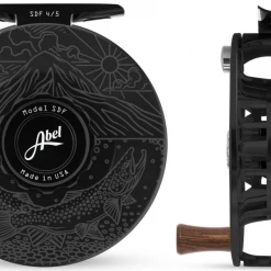 Abel SDF 4/5 Casey Underwood-Ridge Risers Black Fly Reel Fly Reels