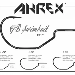 Hareline Ahrex PR378 GB Predator Swimbait Hook