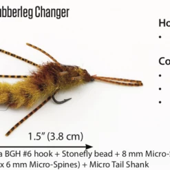 Flymen Chocklett's Rubber Legs Changer Brown