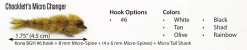 Flymen Chocklett's Micro Changer White Flies