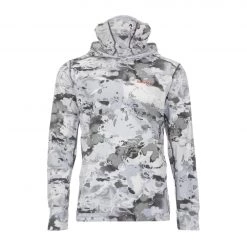 Simms Fishing Products Simms Solarflex Guide Cooling Hoody Cloud Camo Grey