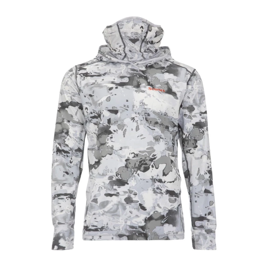 Simms Fishing Products Simms Solarflex Guide Cooling Hoody Cloud Camo Grey 1 Simms Fishing Products Simms Solarflex Guide Cooling Hoody Cloud Camo Grey