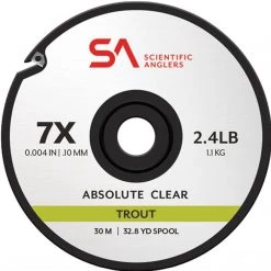 Scientific Anglers Scientific Angler Absolute Tippet Trout Clear 30m Spool