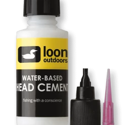 Hareline Loon Water Based Head Cement Adhesives & UV