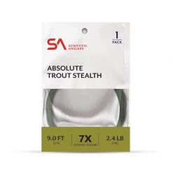 Scientific Anglers Leaders & Tippet Scientific Angler Absolute Trout Stealth 7.5' Leader 1-Pack