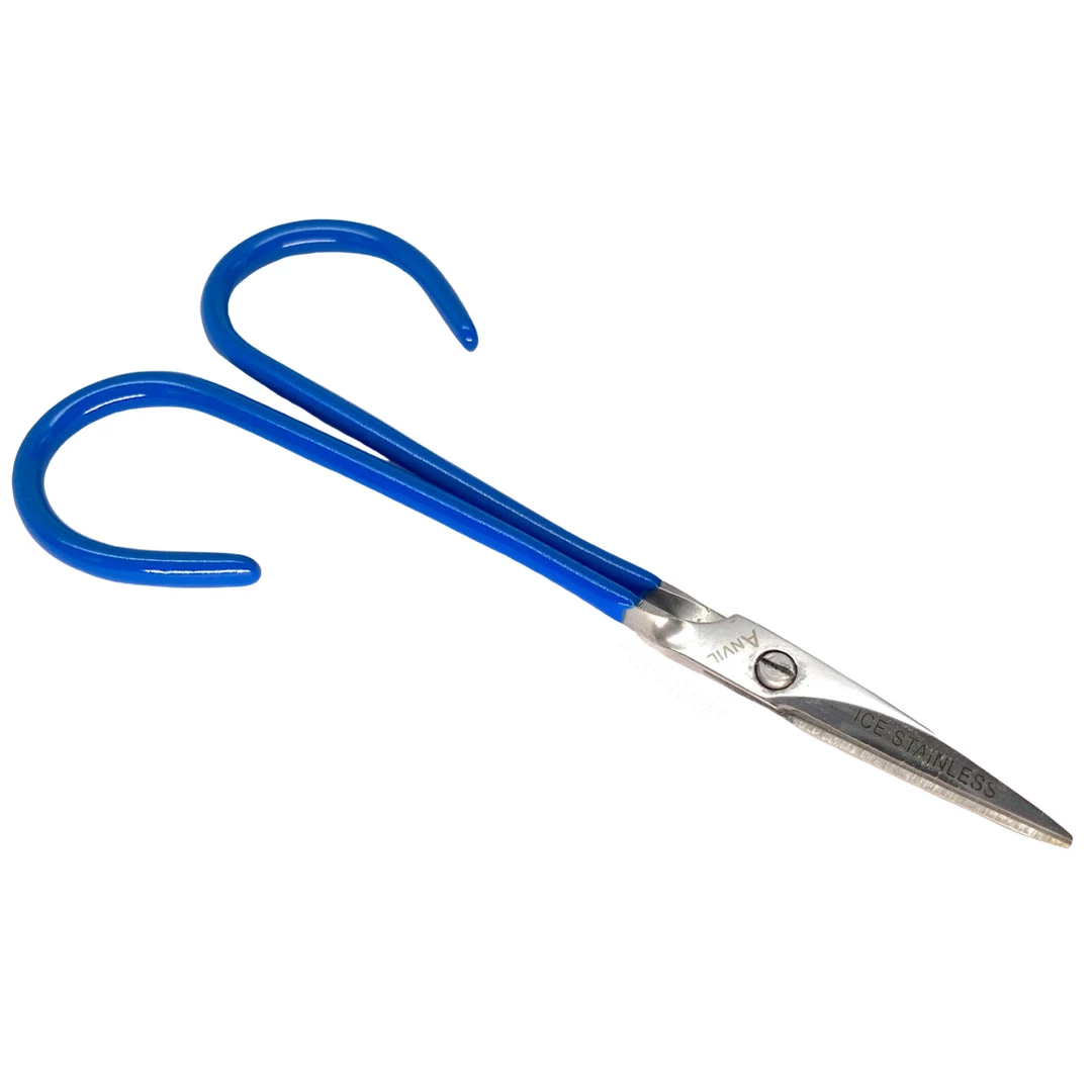 Wapsi Fly Anvil Ice Stainless Long Reach Straight Scissors 1 Wapsi Fly Anvil Ice Stainless Long Reach Straight Scissors