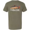 Mossy Creek Fly Fishing Shirts Mossy Creek Short Sleeve T-Shirt Heathered Olive