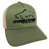 Mossy Creek Fly Fishing Mossy Creek Logo Trucker Army Olive/Tan Hats