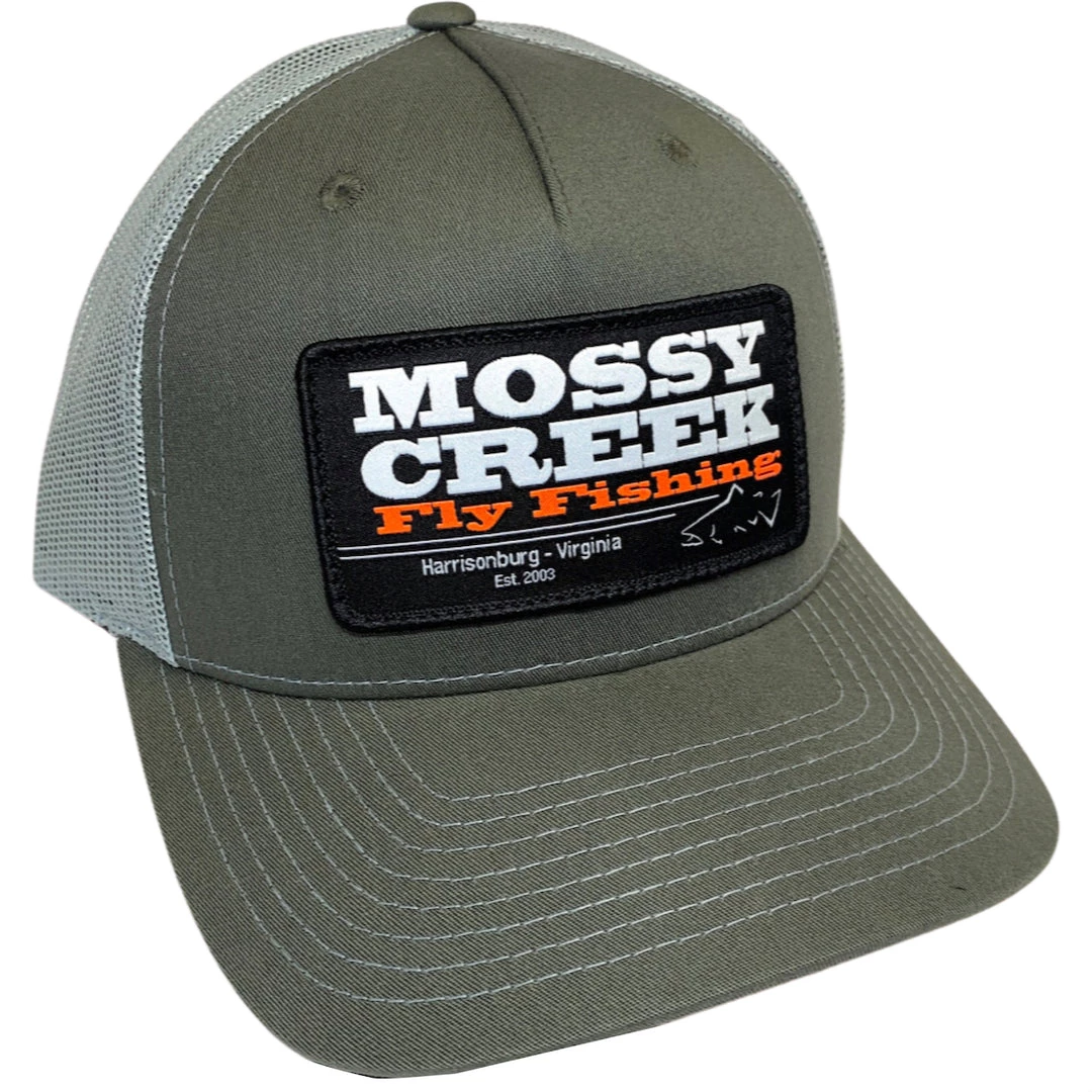 Mossy Creek Fly Fishing Mossy Creek Patch Trucker Quarry Hats 1 Mossy Creek Fly Fishing Mossy Creek Patch Trucker Quarry Hats