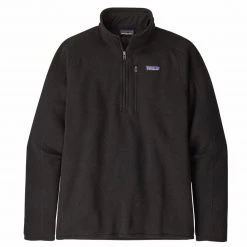 Patagonia Men's Better Sweater 1/4 Zip Fleece Black