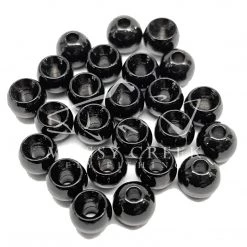 Wapsi Fly Brass Cyclops Bead Head Black Beads, Cones, Eyes