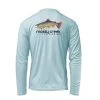 Mossy Creek Fly Fishing Mossy Creek Solar Crew Arctic Blue Shirts