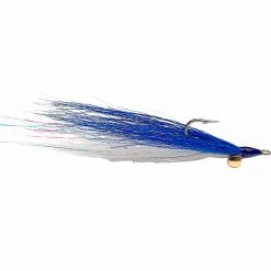 Mattioli Flies Clouser Minnow Blue Over White