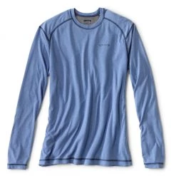 Mossy Creek Fly Fishing Orvis Drirelease Long-Sleeved Crew Bright Cobalt Shirts