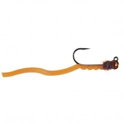 Umpqua Feather Merchants Squirmy Wormie Jigged Brown Flies