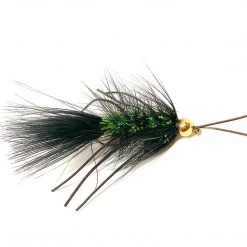 Umpqua Feather Merchants Rubber Legged Crystal Bugger Black Flies