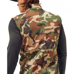 Mossy Creek Fly Fishing Simms Rogue Vest Woodland Camo With Custom Blaze Mossy Creek Logo