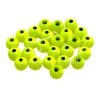 Fulling Mill Tungsten Bead Fluorescent Chartreuse Beads, Cones, Eyes