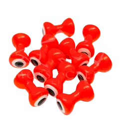 Hareline Double Pupil Lead Eyes Beads, Cones, Eyes