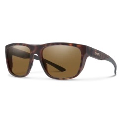 Smith Barra Matte Tortoise ChromaPop Glass Polarized Brown Sunglasses