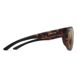 Smith Barra Matte Tortoise ChromaPop Glass Polarized Brown Sunglasses
