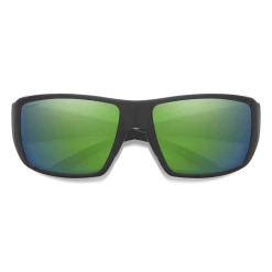Smith Guides Choice Matte Black ChromaPop Glass Polarized Green Mirror Sunglasses